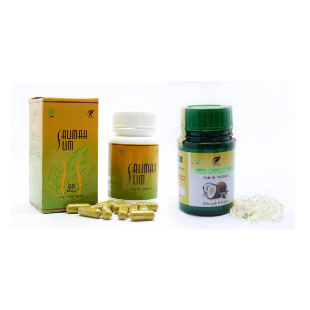 

PAKET PELANGSING HERBAL BPOM / PAKET DIET SALIMAH SLIM & VCO KAPSUL SR12 AMAN / PELUNTUR LEMAK KOTOR