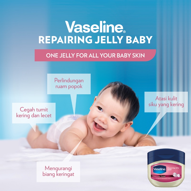 VASELINE Repairing Jelly Baby Hypoallergenic Petroleum