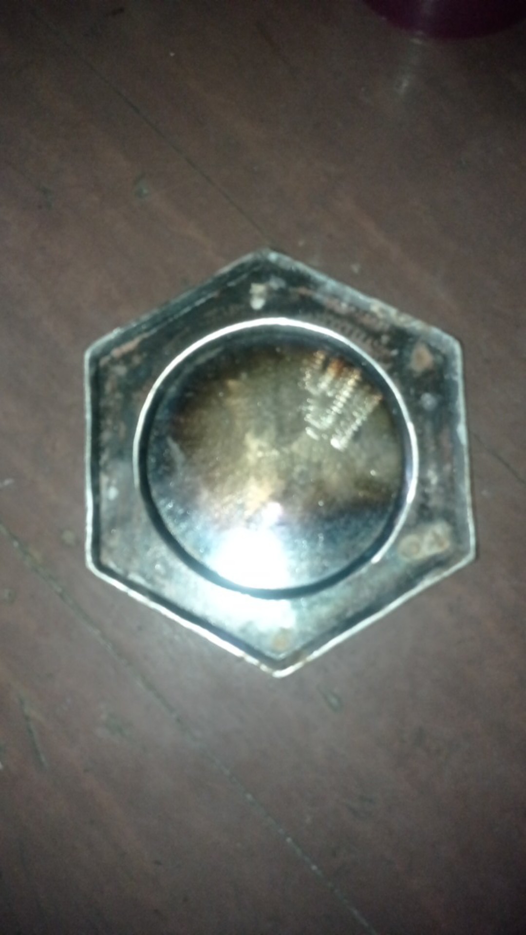 Piringan Cetakan Paving Segienam Motif Lingkaran