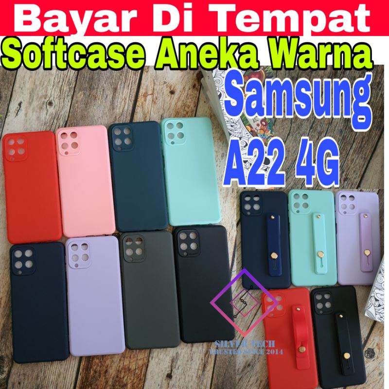 Silvertech Silikon Tebal Aneka Warna Samsung A22 4G M22 Kesing Samsung A22 4G M22 Softcase Samsung A22 4G M22