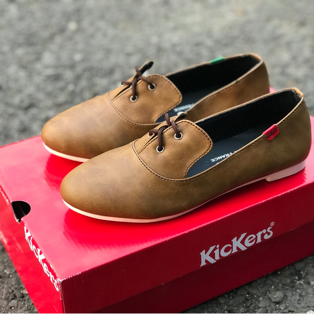 SEPATU KICKERS WANITA FLAT LOAFERS TALI BALET MURAH BEKUALITAS HARGA GROSIR