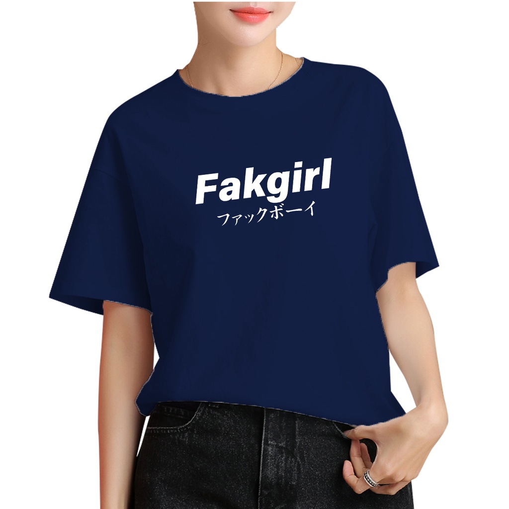 Malvaro -  Kaos wanita FAKGIRL  / kaos distro / Tshirt wanita / pakaian wanita / atasan wanita  - 046