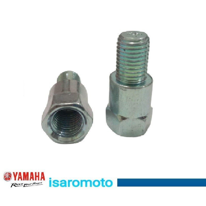 Baut sambungan spion yamaha series drat 14 - Drat bawah ulir kiri - Drat atas ulir kanan 1 set