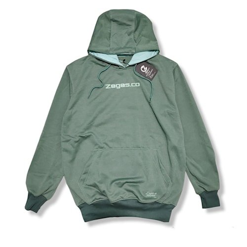 Hoodie Pria Sweater Zagas Co Switer Hodie wanita Simple Polos Zagas Black