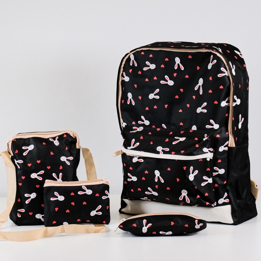 RR TAS BUNNY - Tas Sekolah Anak SD SMP SMA Ransel Backpack Fashion-6