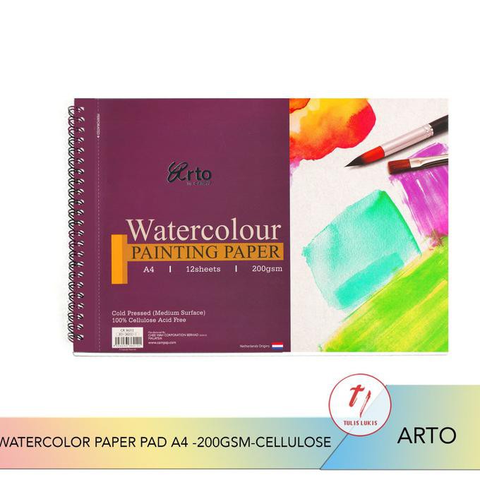 

Nikmati Arto A4 Cellulose Watercolor Wire-O Book 200 Gsm Bagus