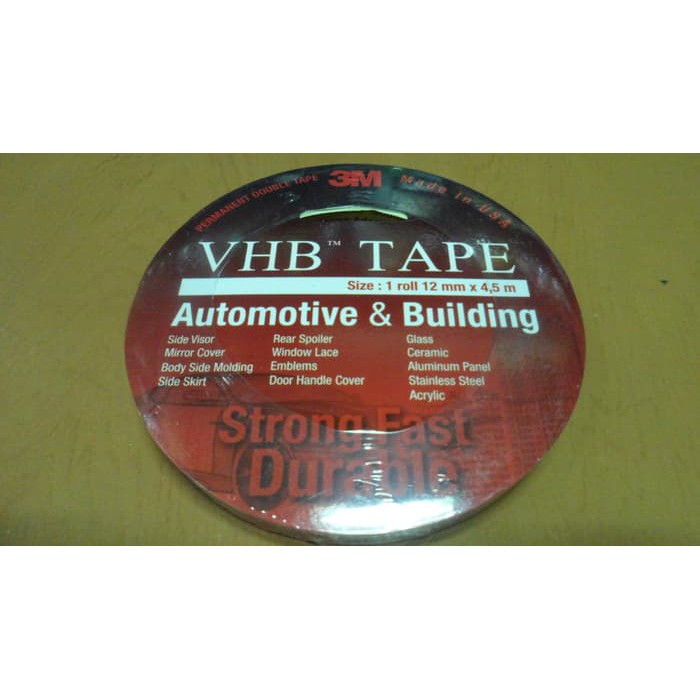 

Double Tape 3M Vhb 4900 Uk 12Mm X 4.5M