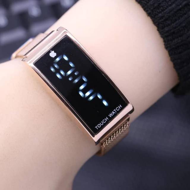 GROSIRAN JAM TANGAN IPHONE LED TOUCH I3754 PA - JAM TANGAN WANITA INCLUDE BOX