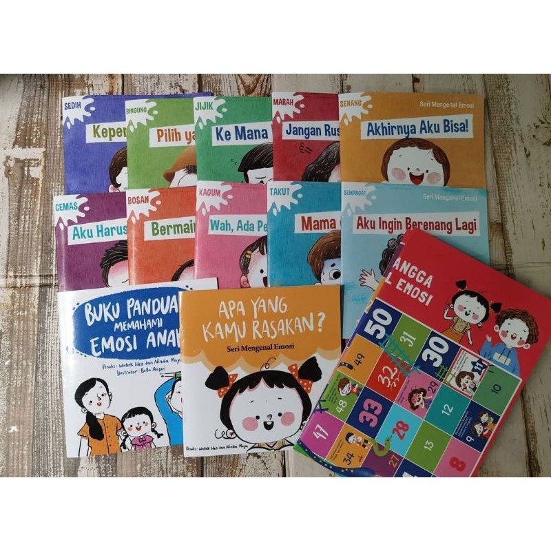 12 Buku Seri Mengenal Emosi