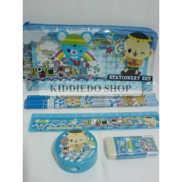 

Stationery Set Yiwu Ler Ler Blue