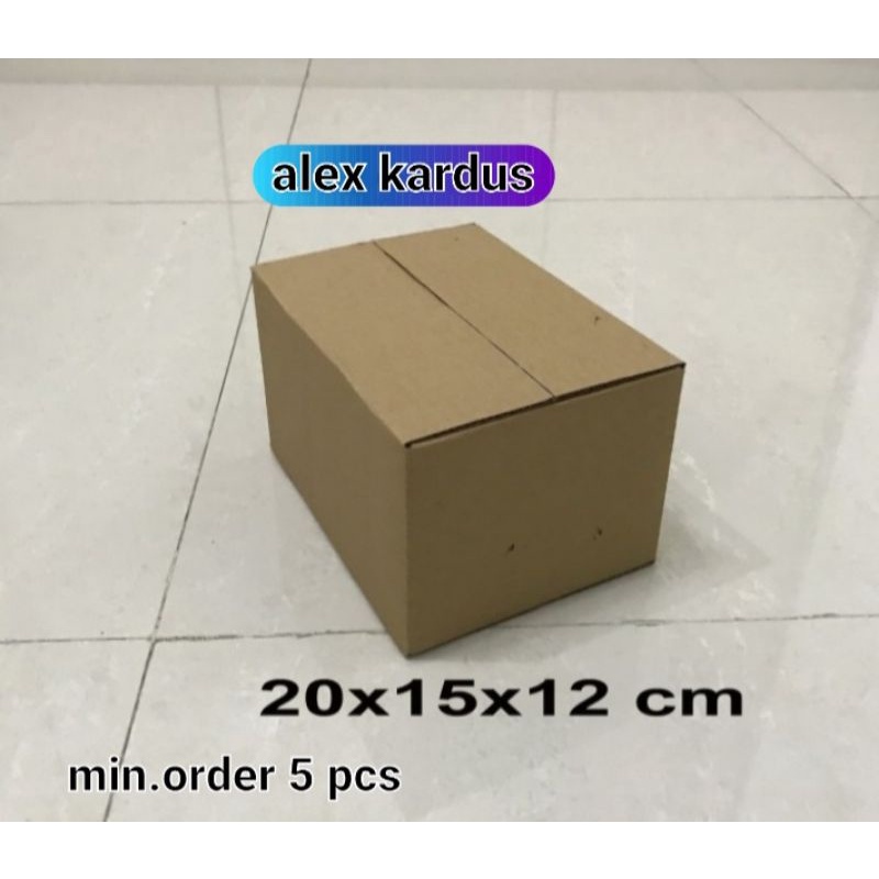 

Kardus / box / 20x15x12 cm / karton packing polos baru ST