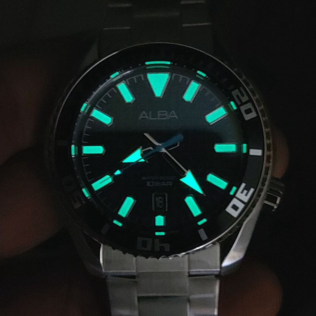 Alba Quartz AS9P39X1 Blue Dial - Jam Tangan Pria AS9P39