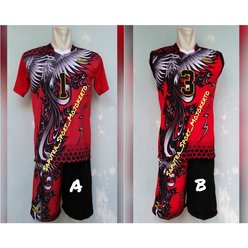 Baju volly mizuno