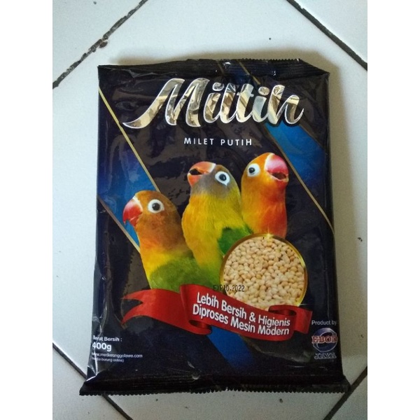 miltih Ebod jaya pakan burung Lovebird