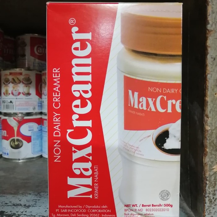 

Krimer- Max Creamer 500Gr | Non Dairy Creamer | Krimer Nabati Bubuk -Krimer.