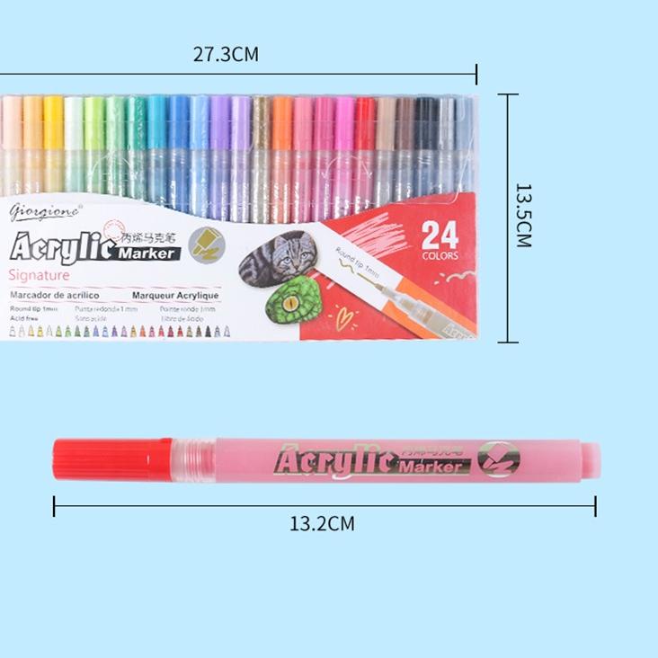 

Harga Spesial.. Smartfish Acrylic Marker Pen Set Premium 24 Warnas