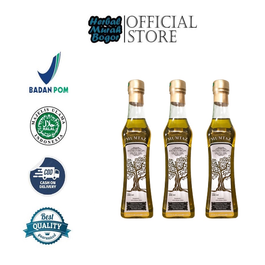 Minyak Zaitun Mumtaz 350 ML Extra Virgin Original | Minyak Zaitun Serbaguna