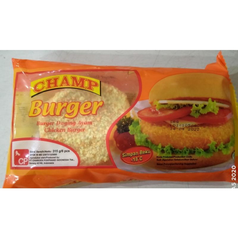 

CHAMP BURGER AYAM 315G