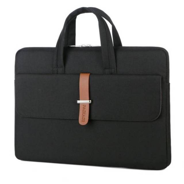 Tas Laptop Jinjing briefcase hitam 14inch