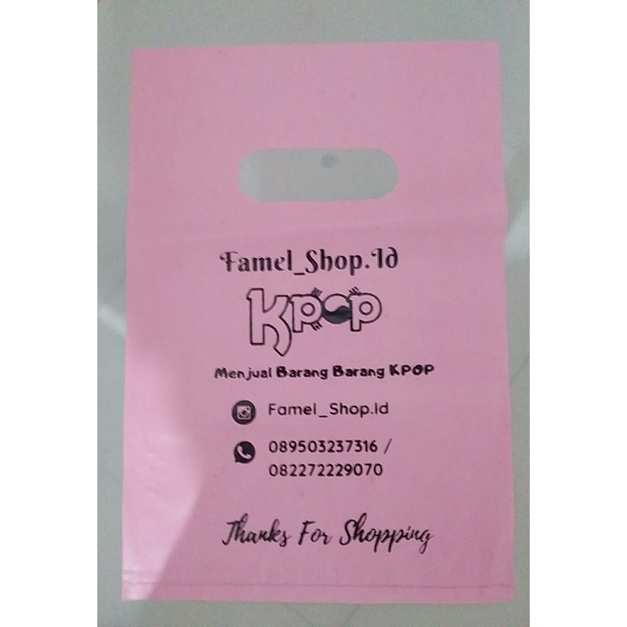 Free Desain plastik sablon packing Uk 35x40cm Gratis Desain Minim 100/sablon plastik olshop/sablon plastik shopping bag/sablon plastik custom/plastik sablon