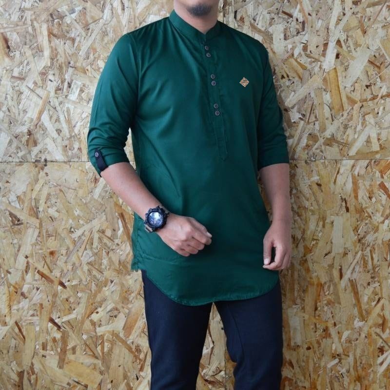 Baju Koko KURTA Pakistan OXPORT Tangan Pendek Super Premium Terbaru Qurta Pria Dewasa Irsyad Elzaura