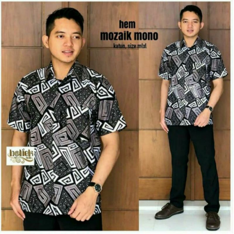 [Terlaris]COD Kemeja Batik Lawasan | Kemeja Batik pria | Kemeja pria lengan pendek Kemeja kekinian Batik Modern | Hem Batik