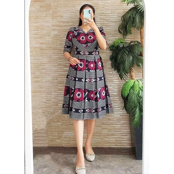 Dress Tenun Wiru Original