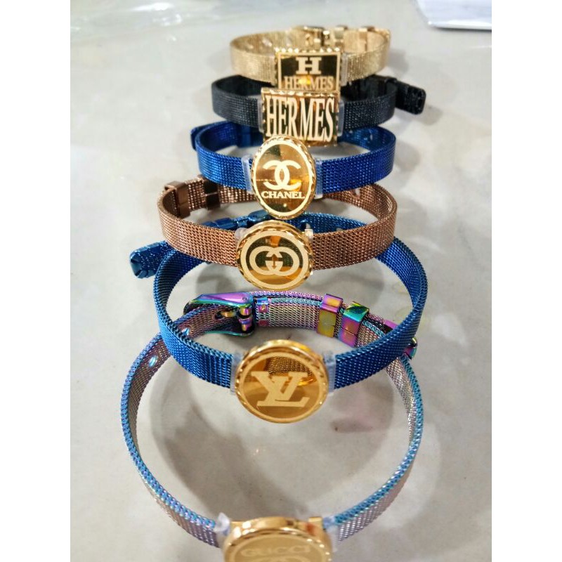 Gelang charm emas asli kadar 700/16k gelang jam