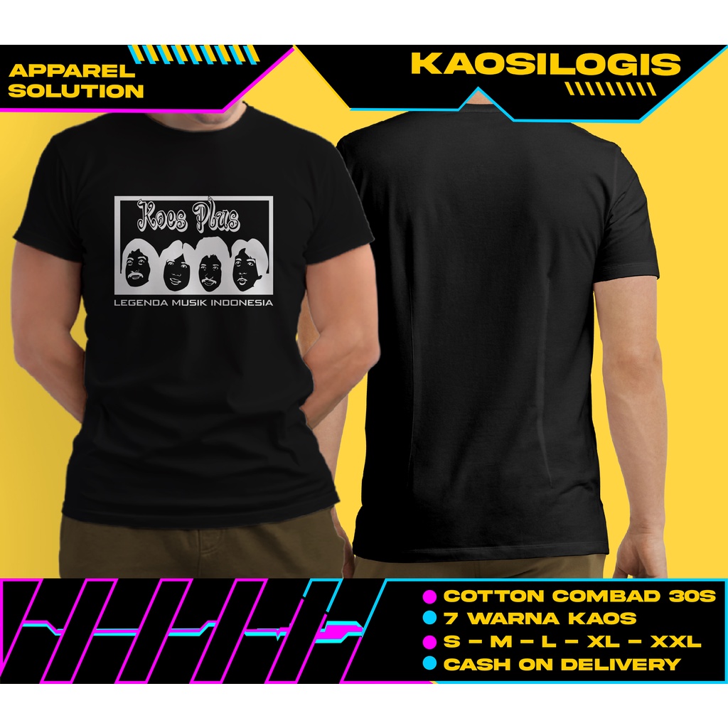 Kaos Koes Plus Musik Legendaris Indonesia - Kaosilogis