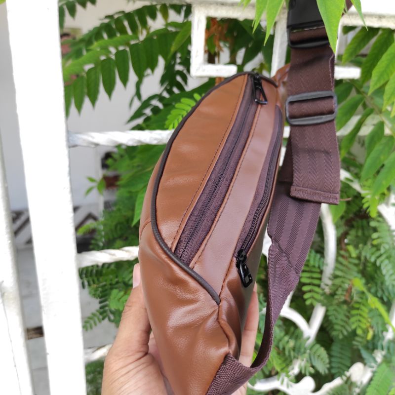 Tas Original DM3 Spesial TAN Tas Selempang Pria Waist Bag Pria Konveksi Grosir