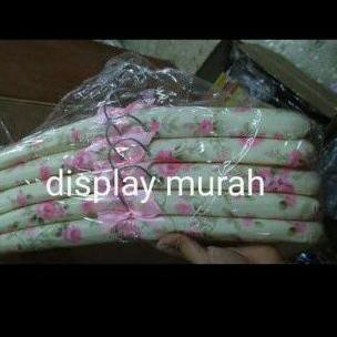 BEST SELLER Hanger satin / Hanger busa polos dan motif- BH**