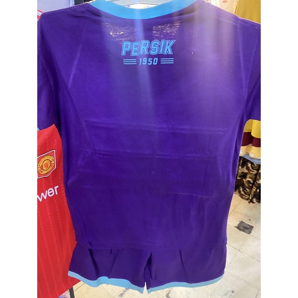 Setelan anak persik kediri / macan putih / baju anak bola