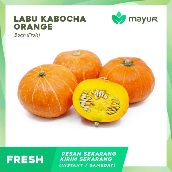 

Labu Kabocha Orange 1 Pcs