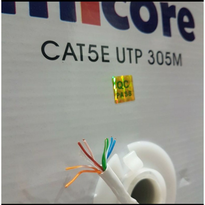 KABEL LAN UTP CAT5E INDOOR MICORE 1 ROL