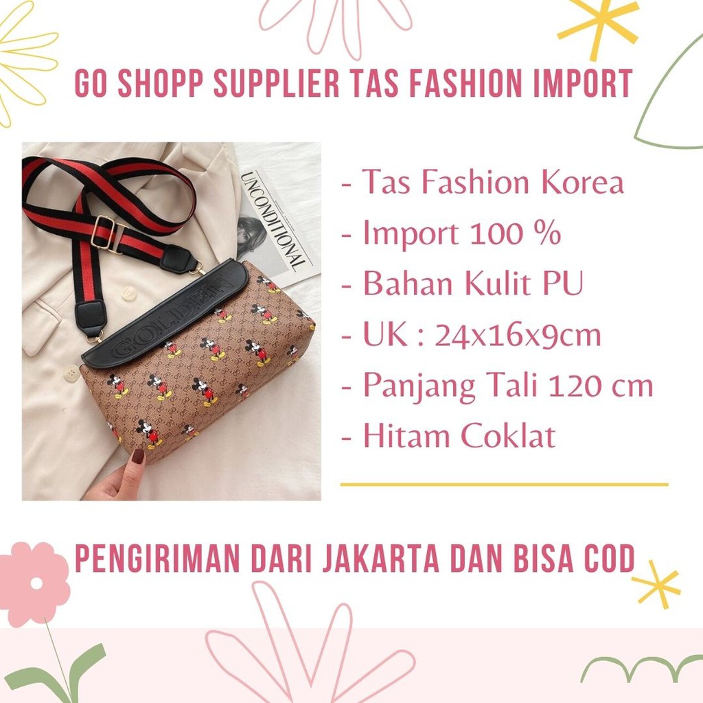 Tas Selempang Wanita Import Premium High Quality - Tas Wanita Fashion Korea Terbaru [SL39]