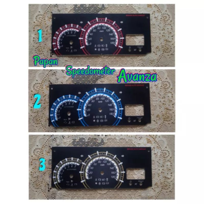 panel spidometer avanza