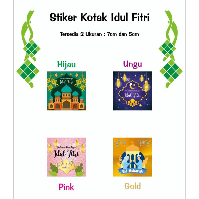 

Stiker Kotak Lebaran Idul Fitri (Isi 10pcs)