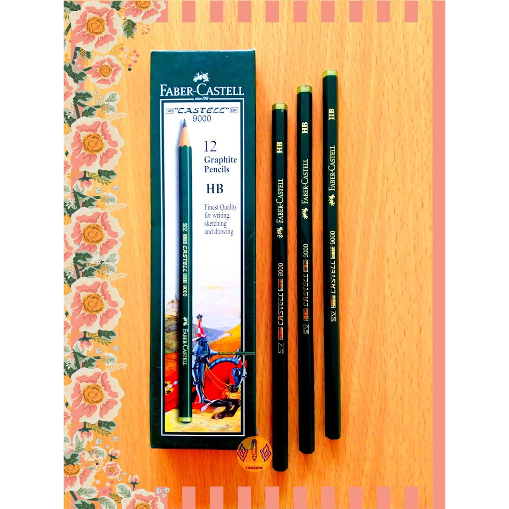 

Pensil HB Faber Castell 117100 Graphite Pencil HB 9000