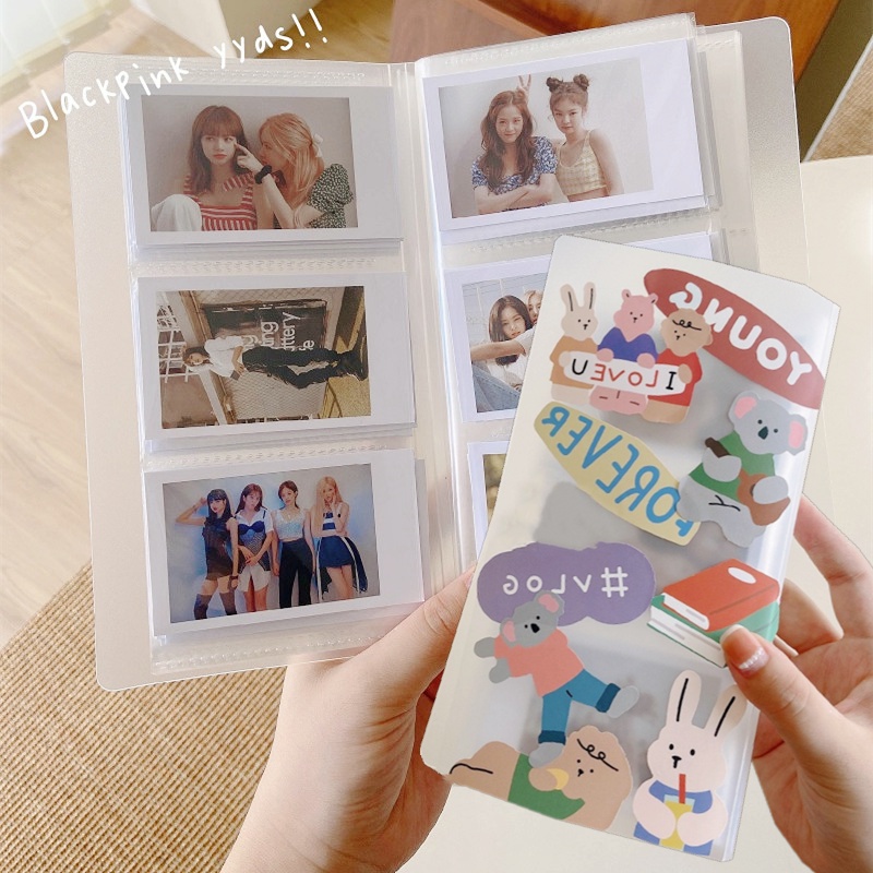 Kawaii Album Foto 3inch Cover Bening Untuk Idol Photocard Lomo Card Holder