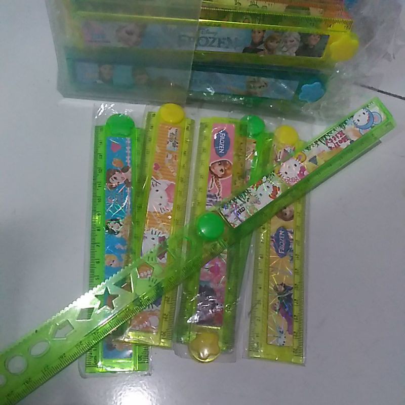 penggaris lipat karakter 30cm