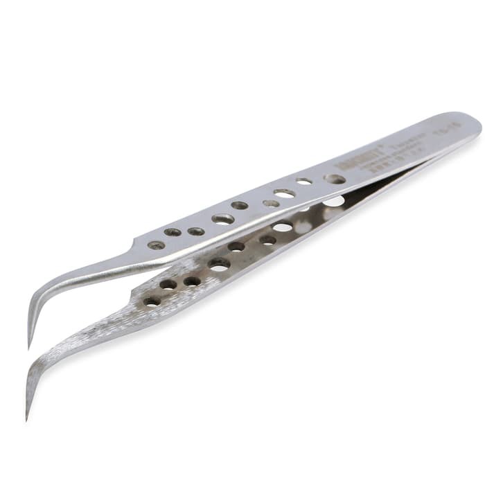 Jakemy Anti Static Elbow Curved Tweezers - JM-T6-15