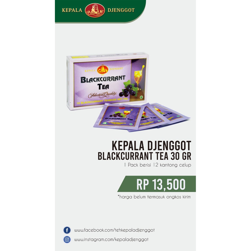 

Teh Blackcurant Kepala Djenggot Tea Premium 30 gr isi 12 kantong