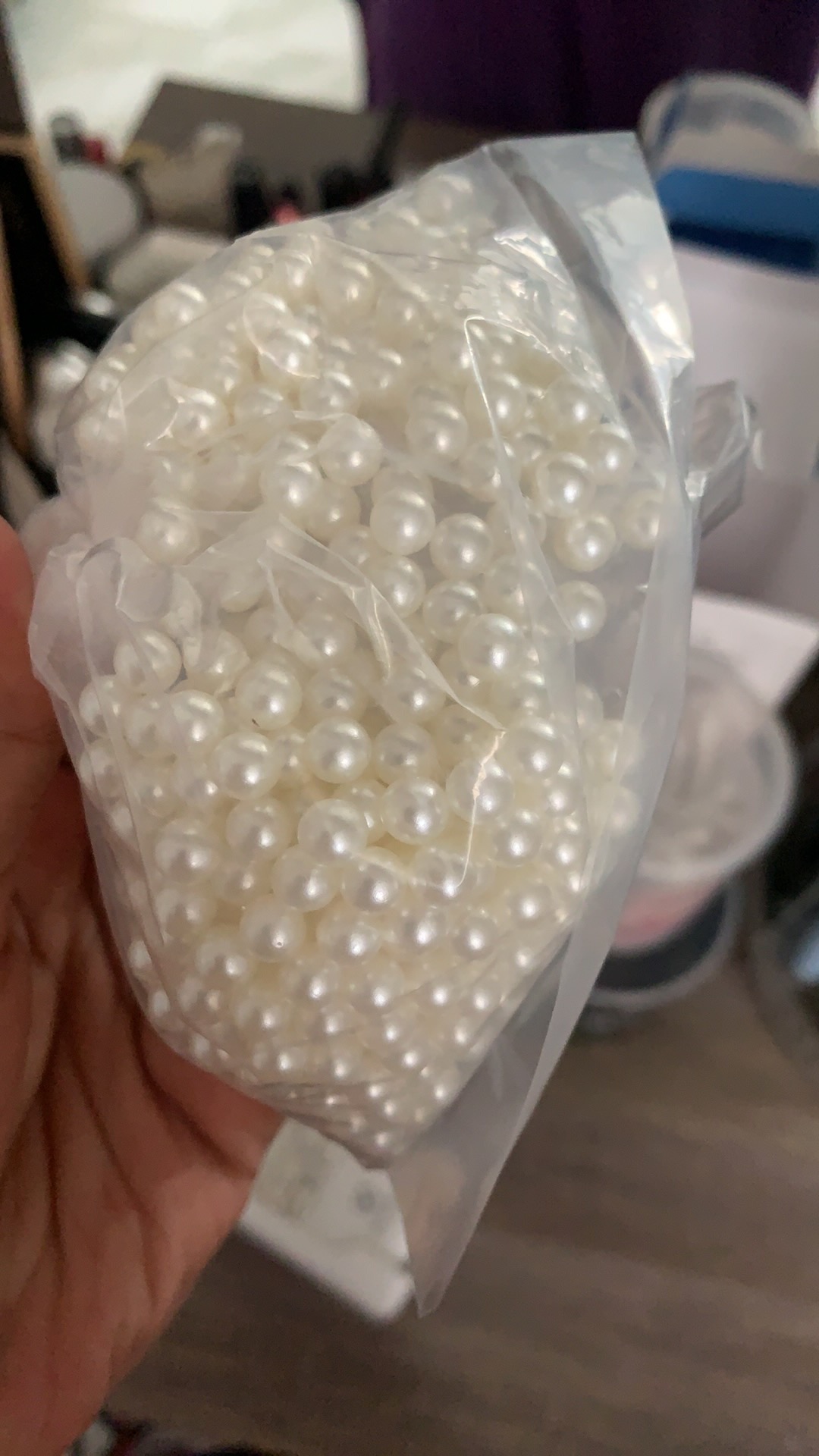 Mutiara Press Tanpa Lubang Untuk Variasi Baju Uk. 6mm (isi 500biji)