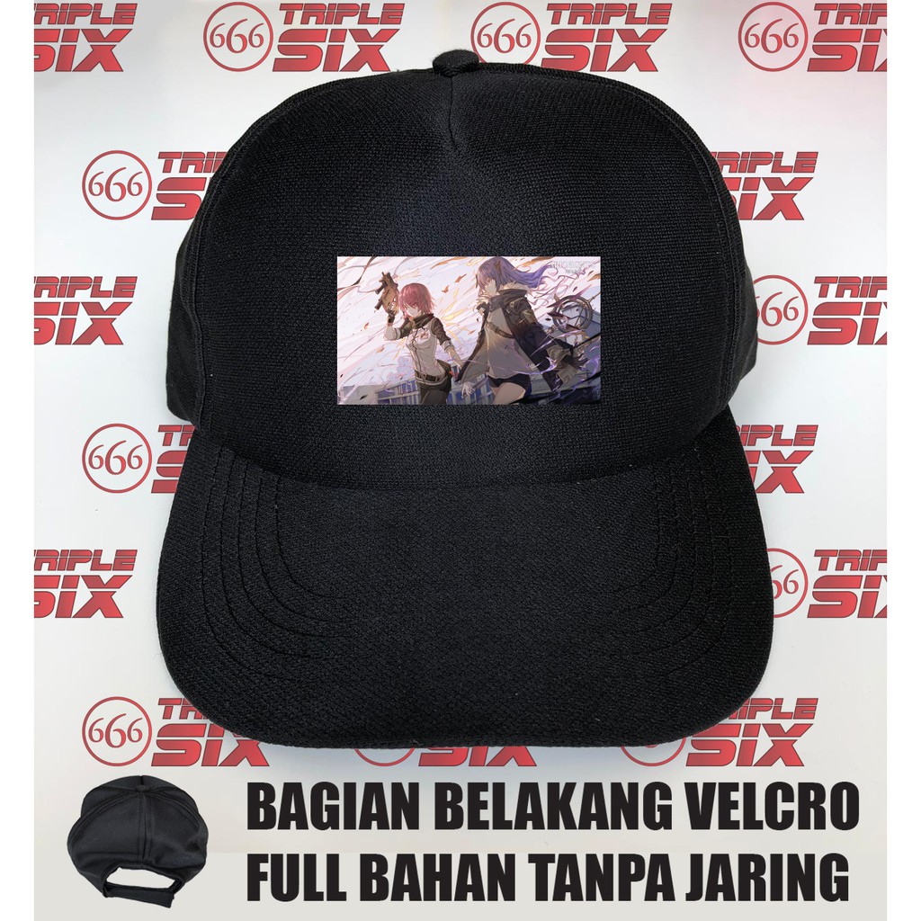Topi Baseball Velcro Arknights Exusiai Mostima