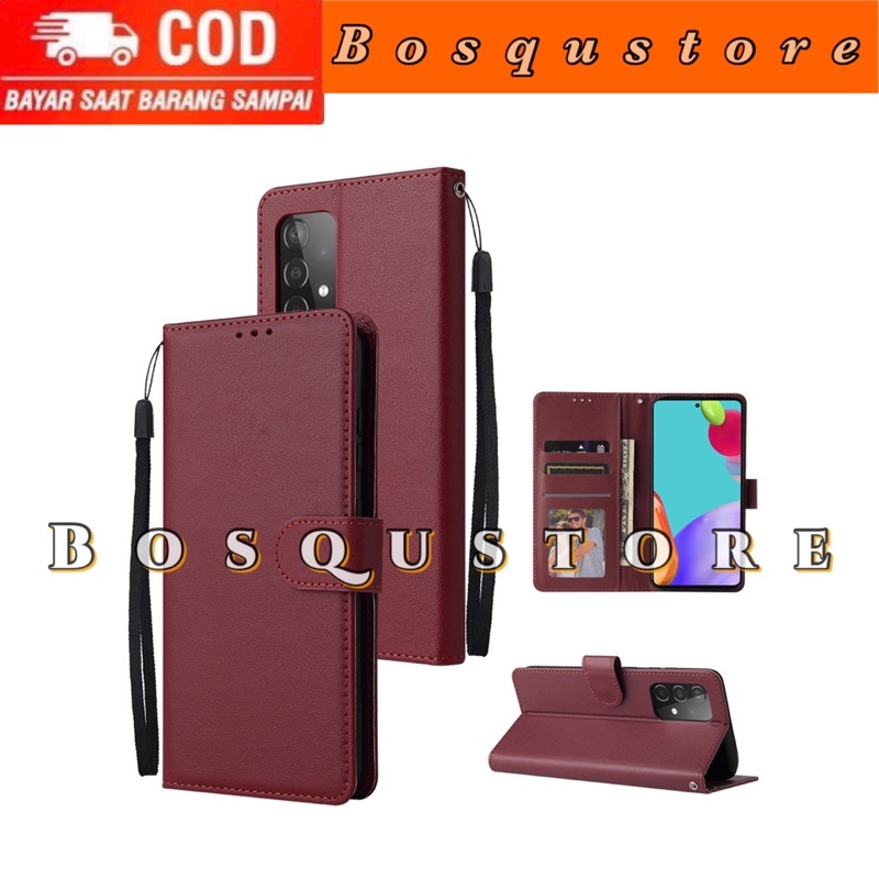 LEATHER CASE OPPO A12 A11K A7 A5S A95 A74 A31 A5 A9 2020 A52 A92 A3S A1K A83 A71 A57 A39 A37 A37F A91 NEO 9 / CASING DOMPET KULIT/ FLIPCOVER CASE DOMPET HP