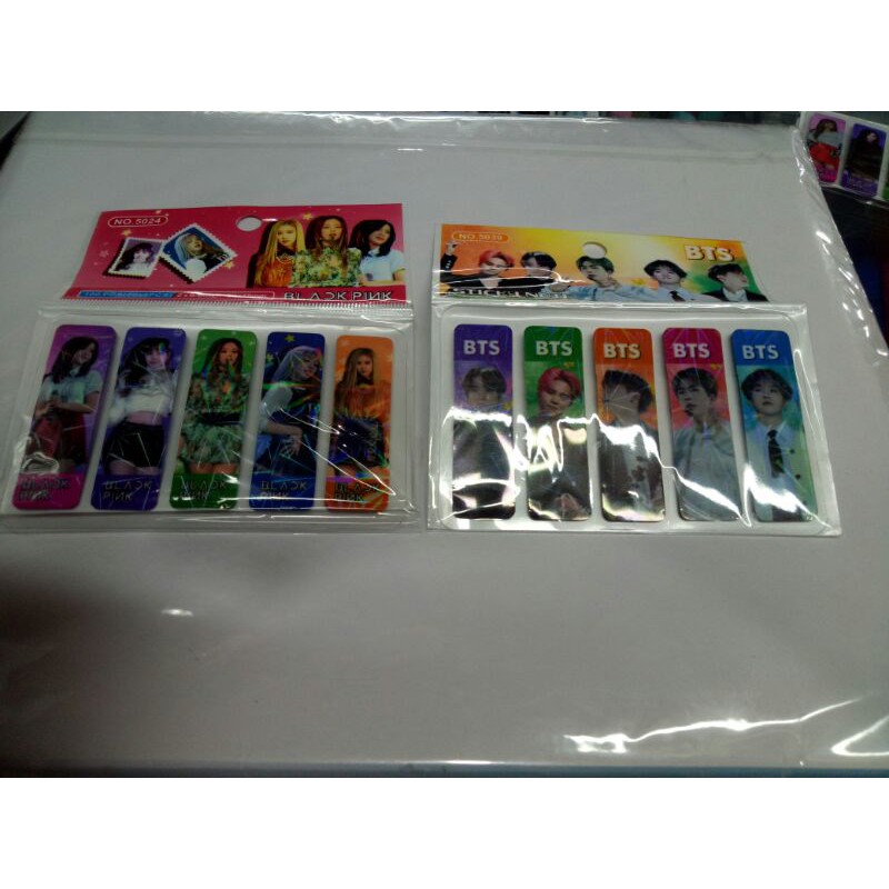 

pembatas plastik bts dan blackpink