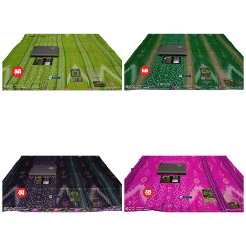 sarung lamiri S90 full sutra MGT gunung pink/hijau tua/hijau muda/coklat/oren merah bata/ungu/hitam