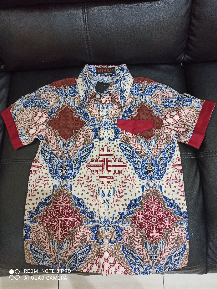 Kemeja Batik Anak Aksa Batik Mahatma Claressa