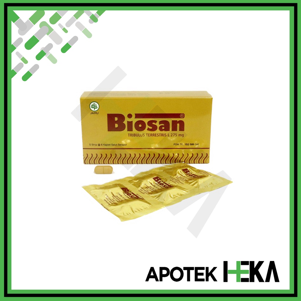 Biosan Kaplet Box isi 5x6 - Membantu Menambah Stamina (SEMARANG)