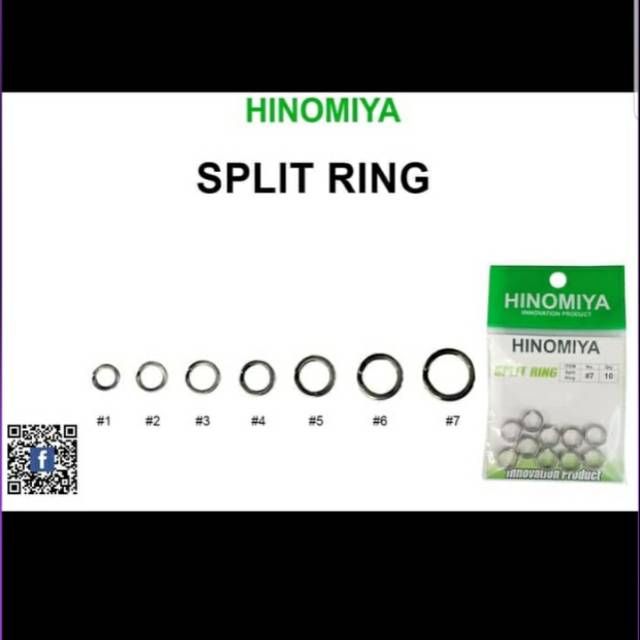 SPLIT RING &quot;HINOMIYA&quot; (Stainless Steel)